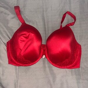 Victoria's Secret Vibrant Red Lace Bra